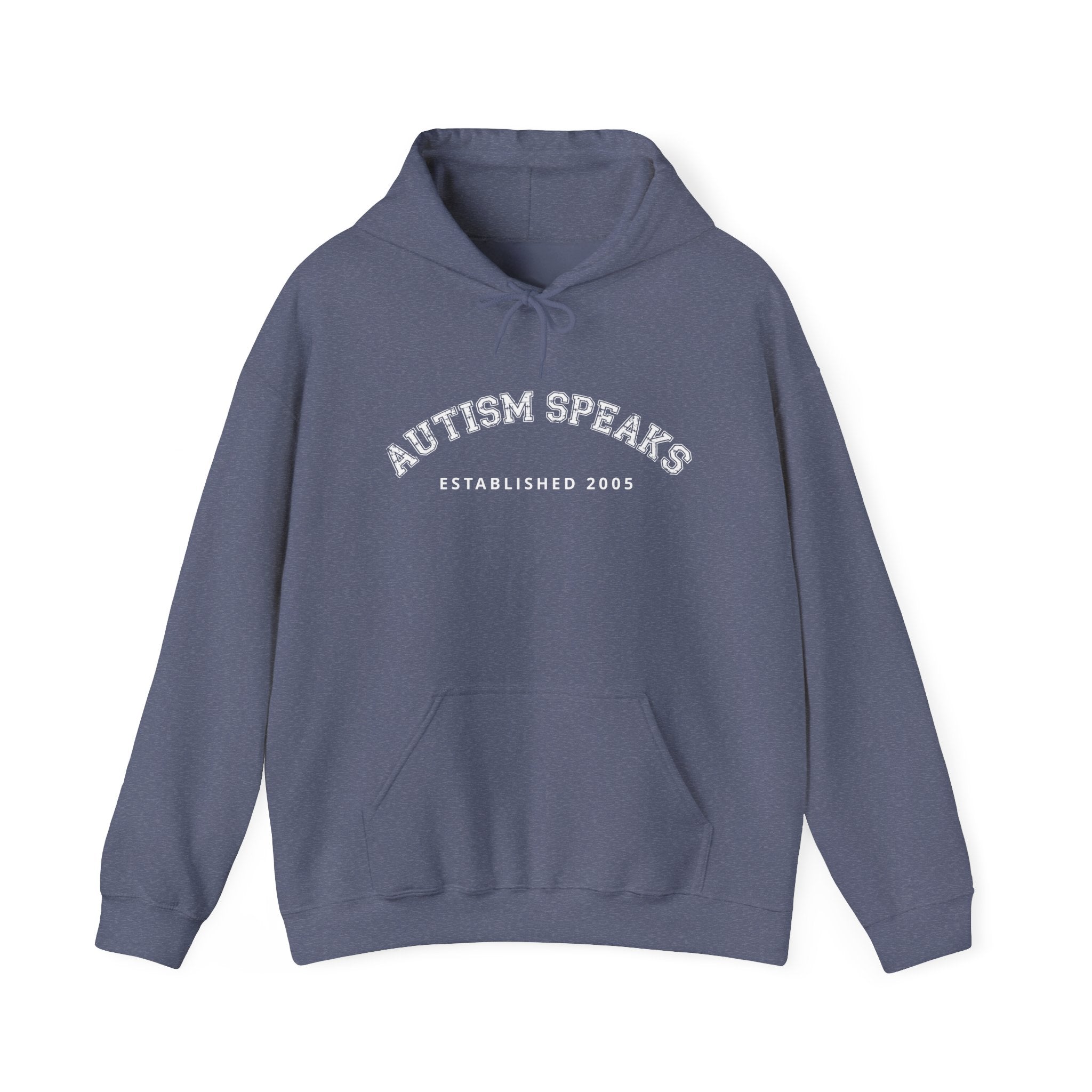 Autism Speaks Established 2005 Classic Heavy Blend Hooded Sweatshirt