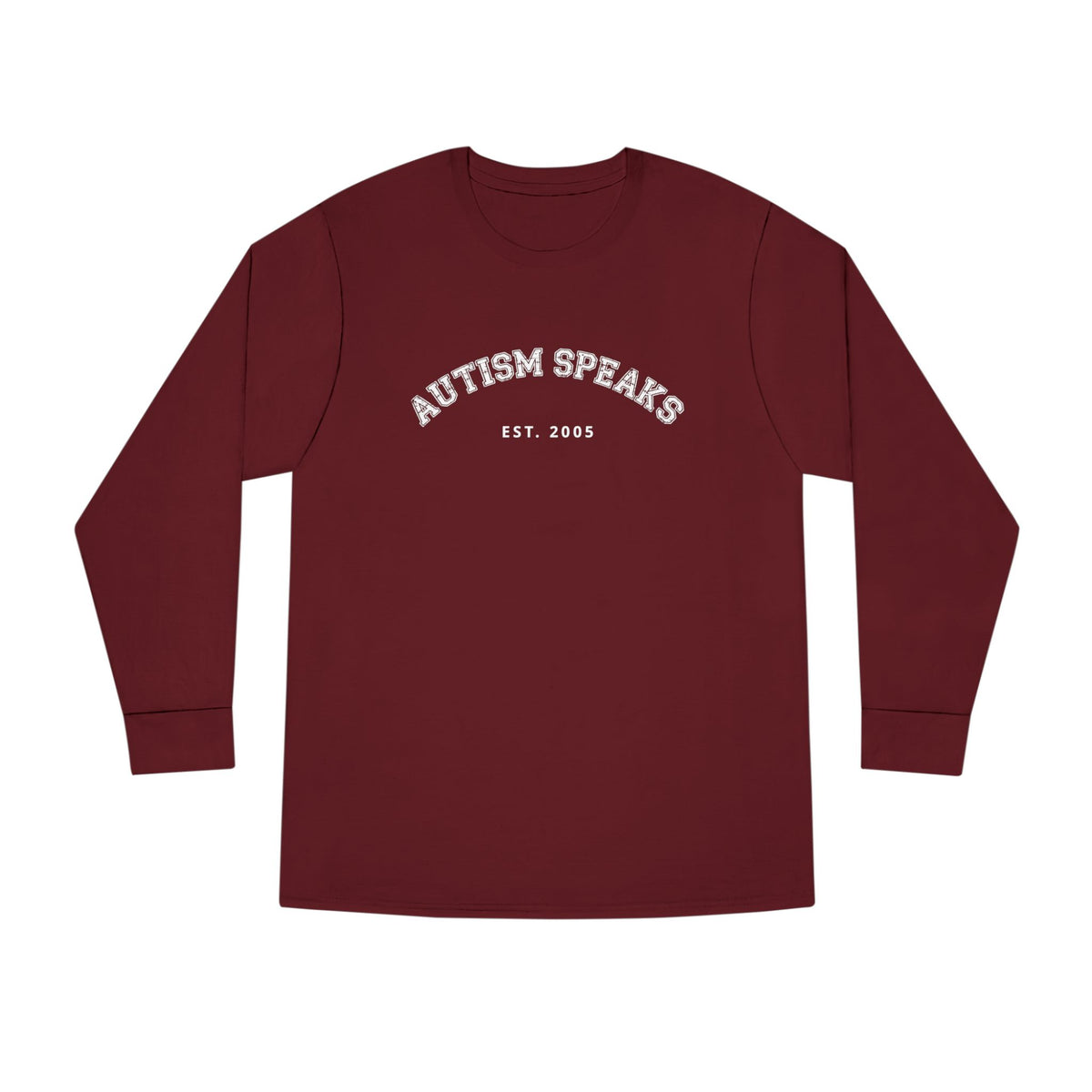 Autism Speaks Established 2005 Adult Long Sleeve Tee