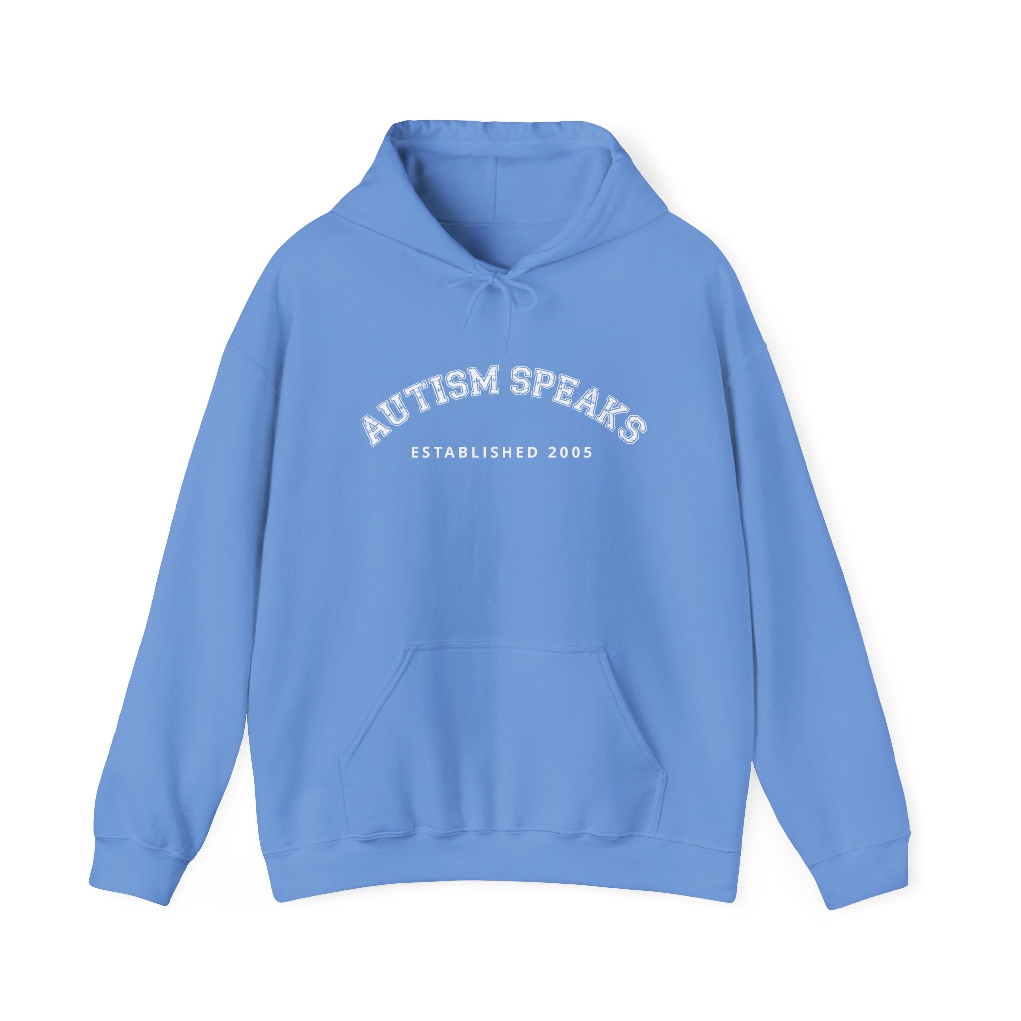 Autism Speaks Established 2005 Classic Heavy Blend Hooded Sweatshirt