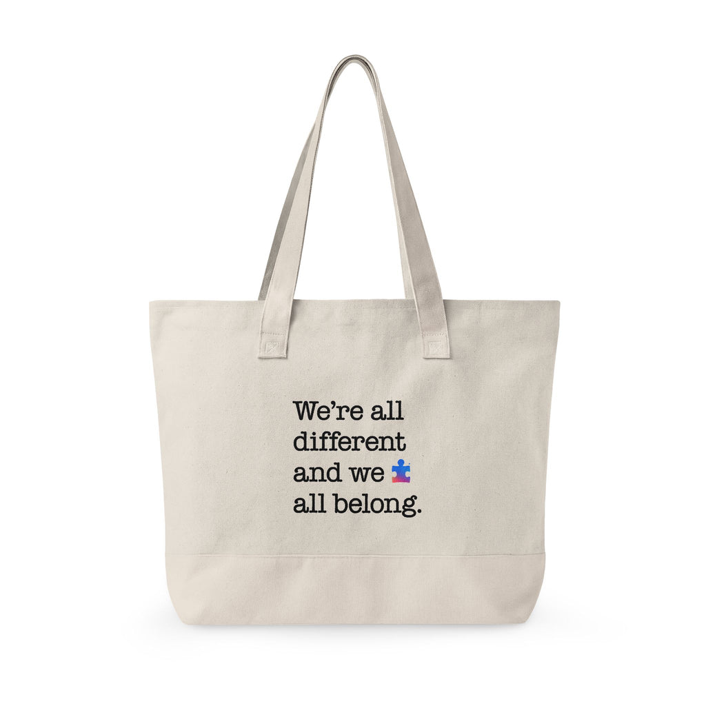 Autism Speaks Canvas Zippered Tote