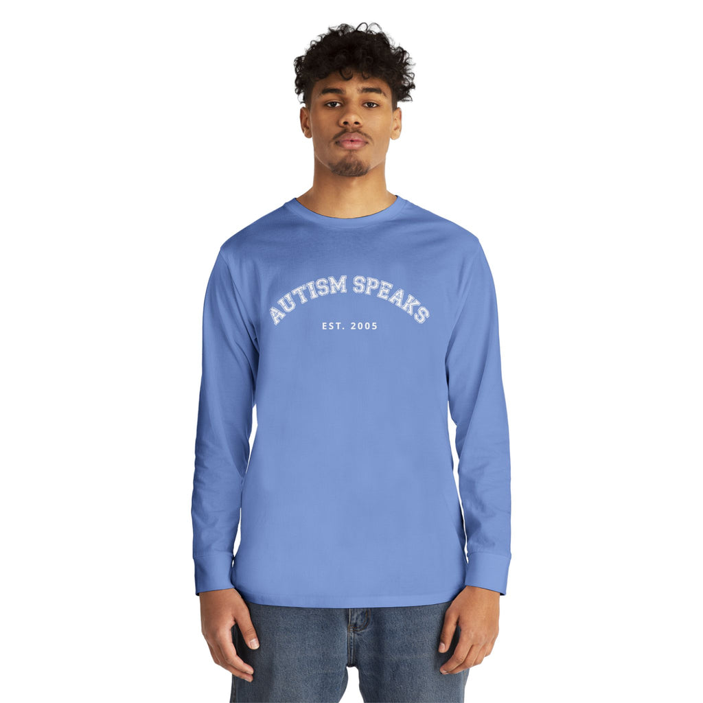 Autism Speaks Established 2005 Adult Long Sleeve Tee