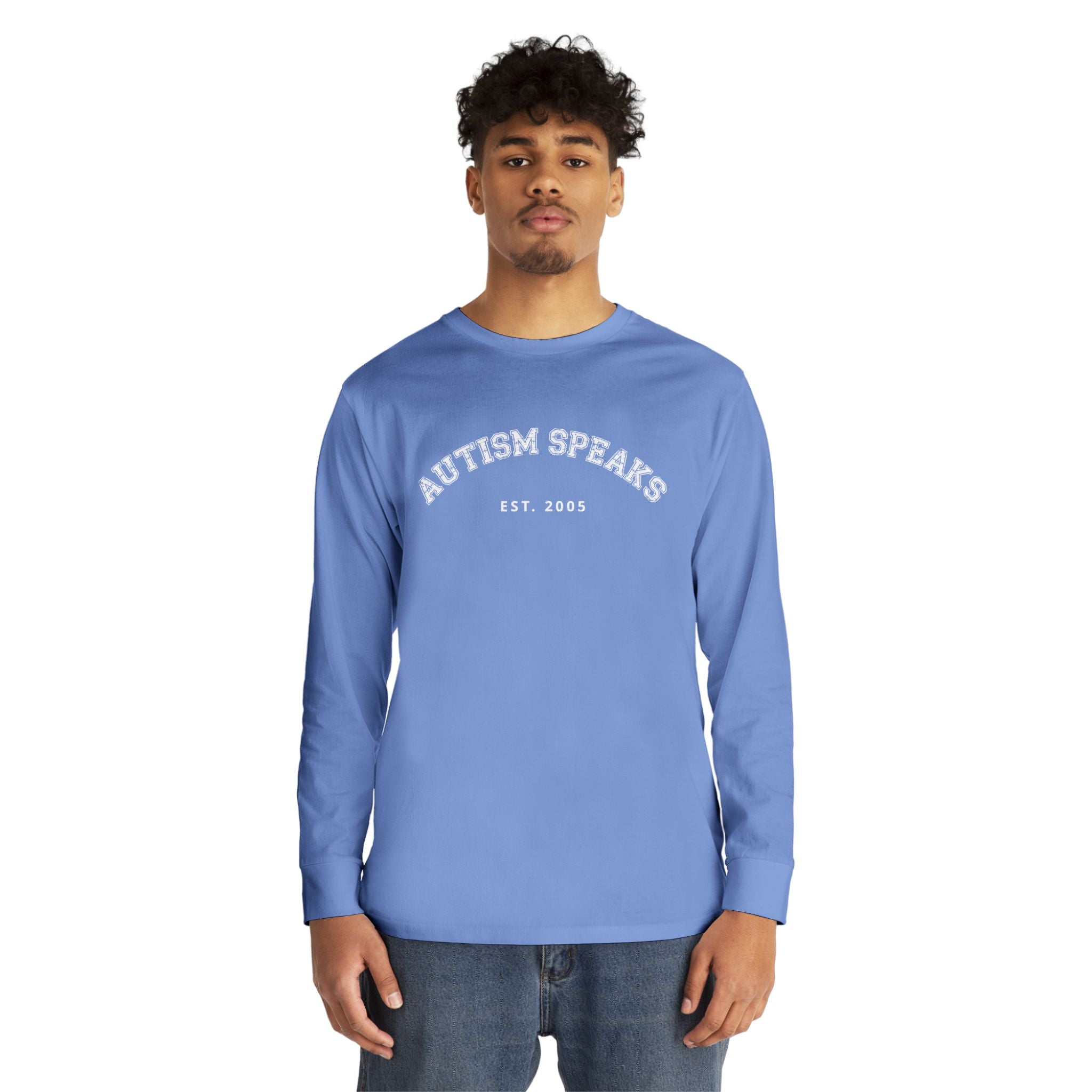 Autism Speaks Established 2005 Adult Long Sleeve Tee