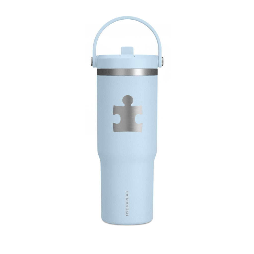 32oz Autism Speaks Puzzle Piece Travel Tumbler