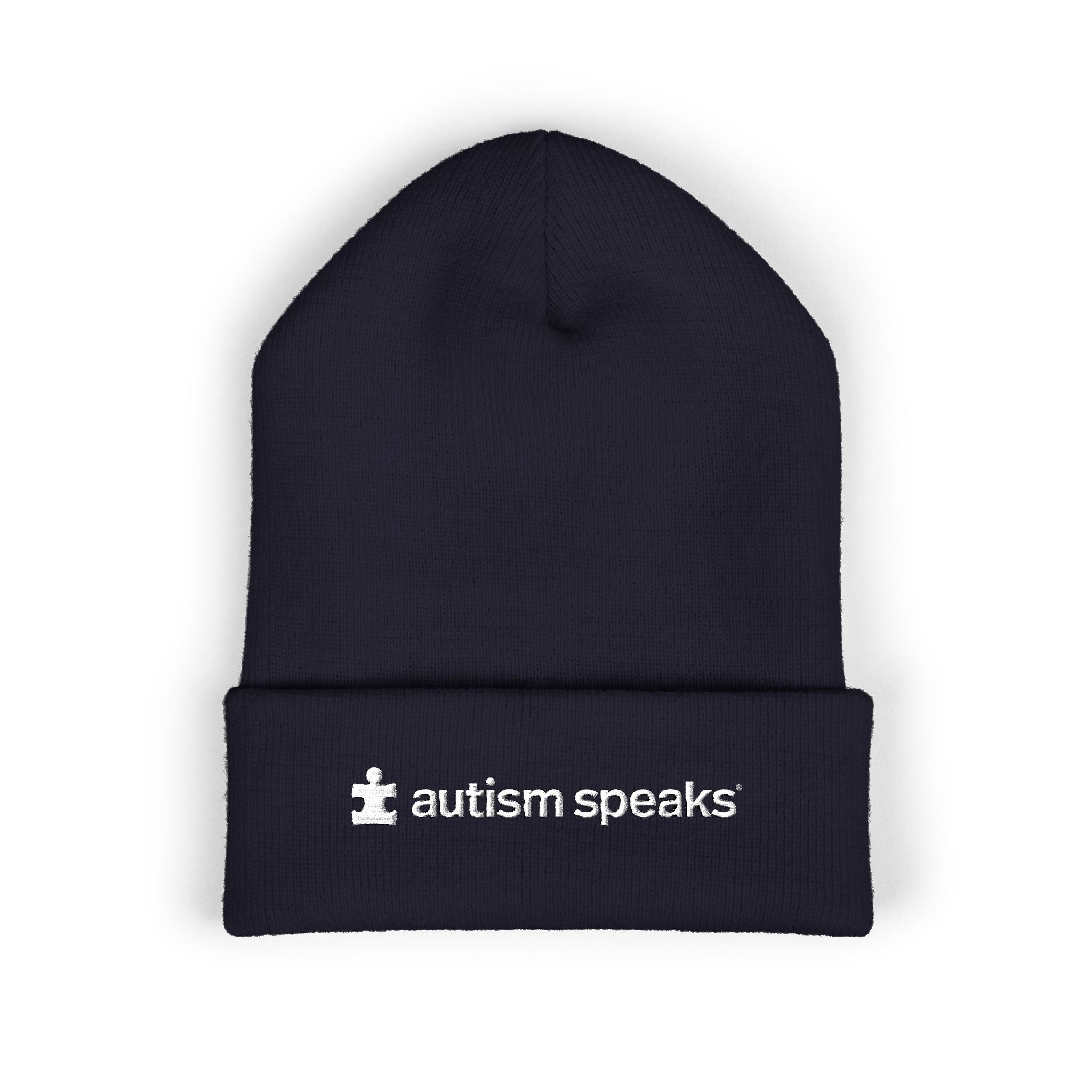 Autism Speaks Embroidered Cuffed Beanie