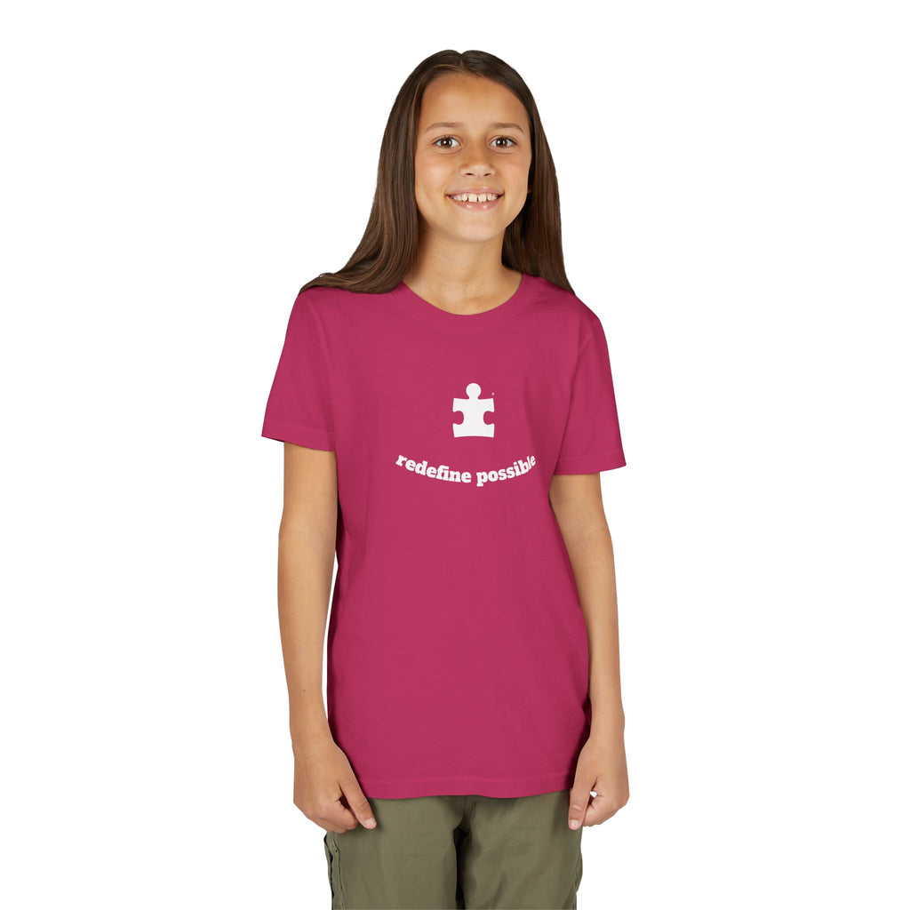 Redefine Possible Puzzle Piece Youth Tee