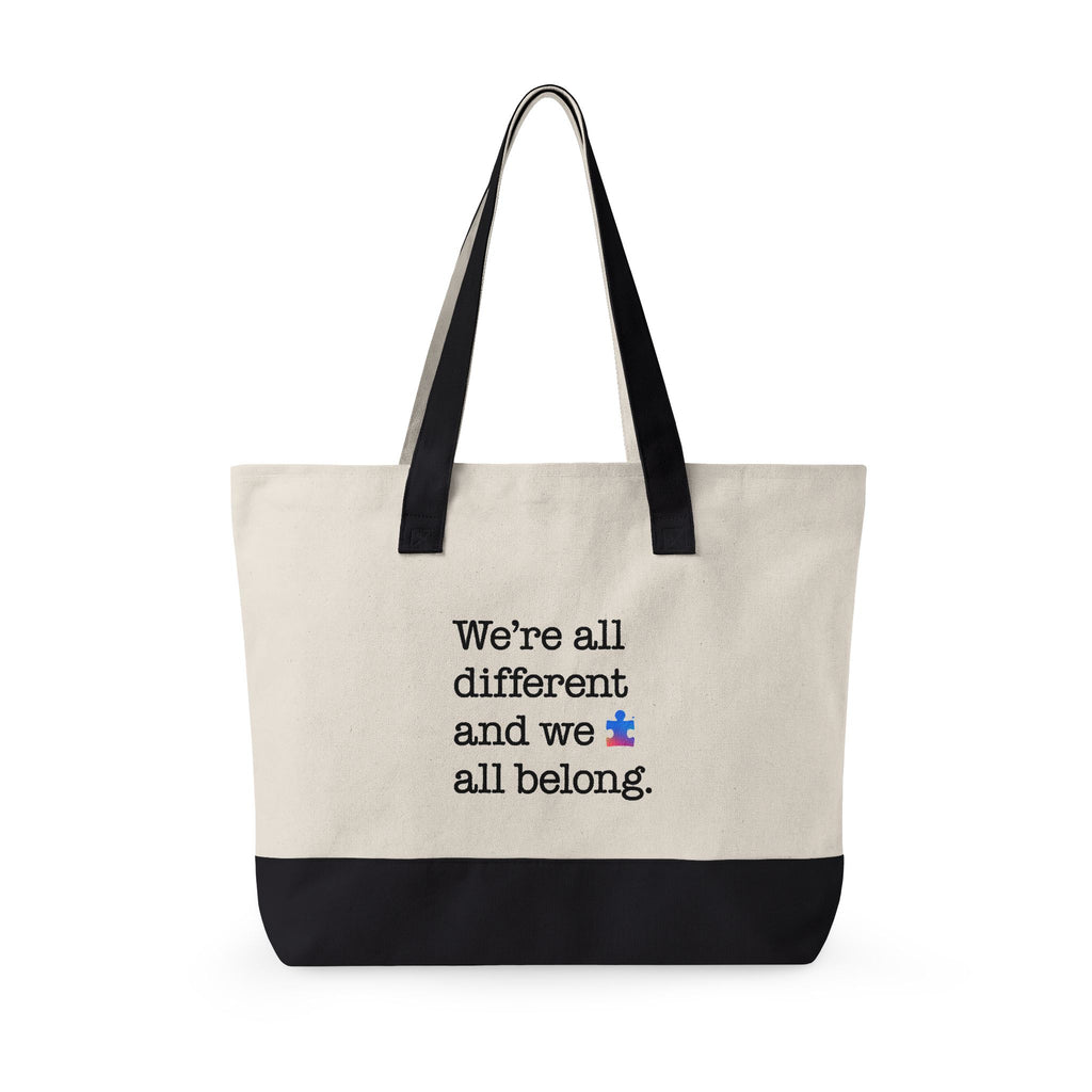 Autism Speaks Canvas Zippered Tote