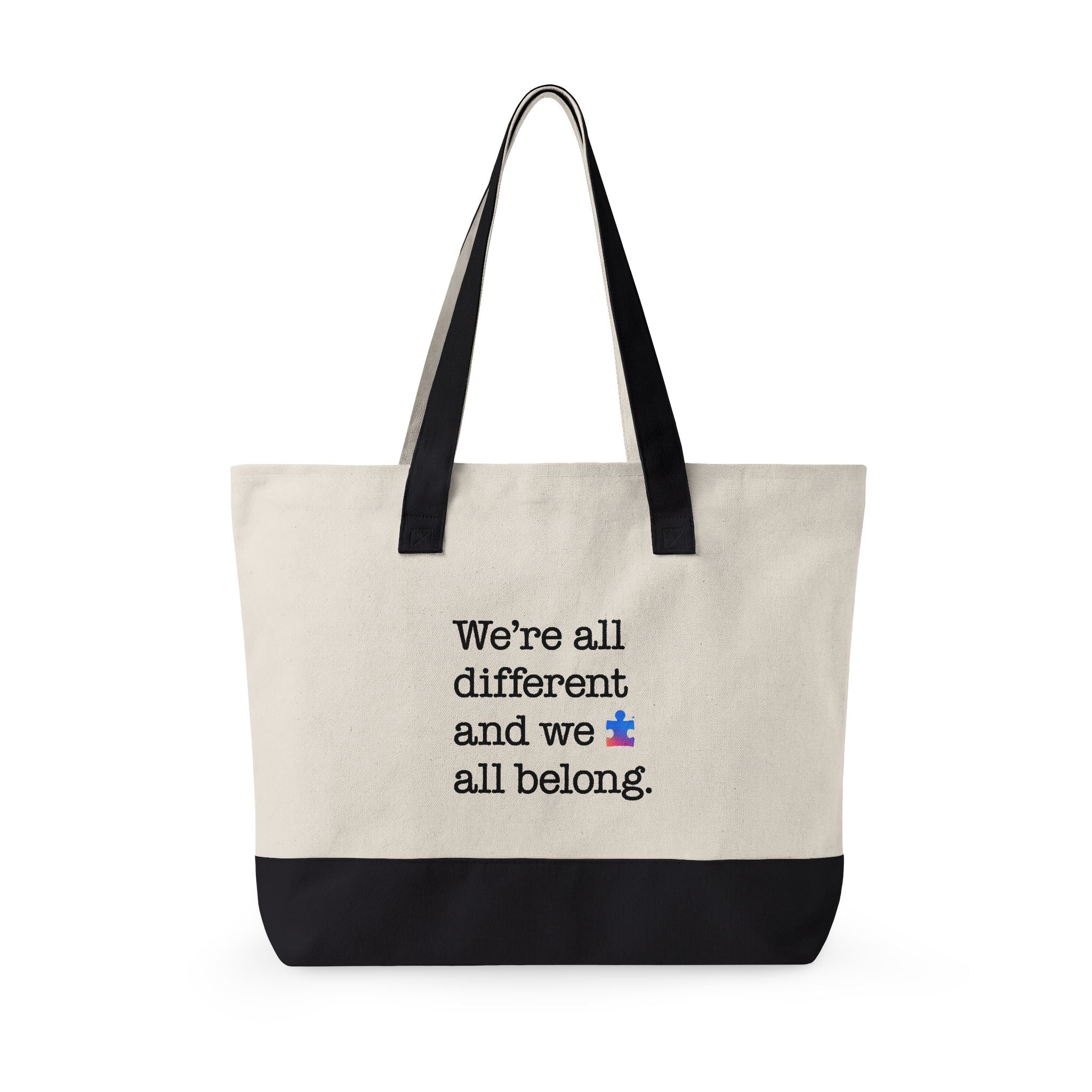 Autism Speaks Canvas Zippered Tote